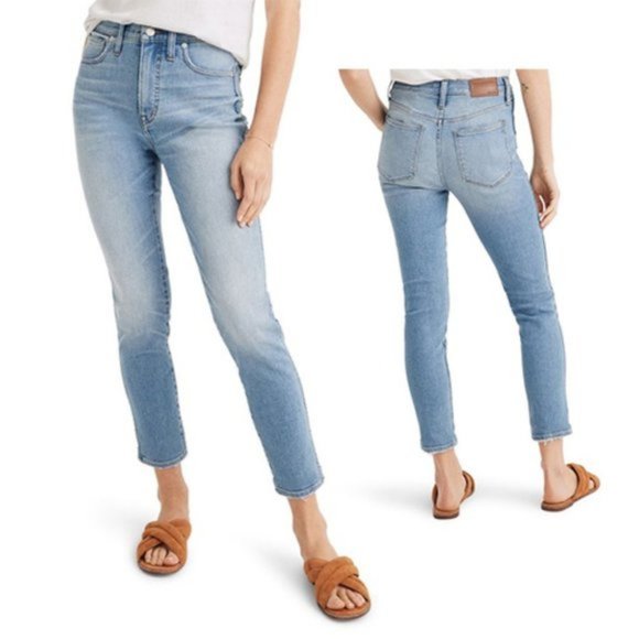 Madewell Denim - Madewell 10" High-Rise Skinny Crop Jeans in Horne Wash 27